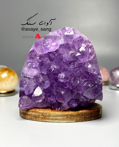 سنگ راف آمیتیس برزیل بلور درشت تمام کریستال ۱۶۱ گرمی