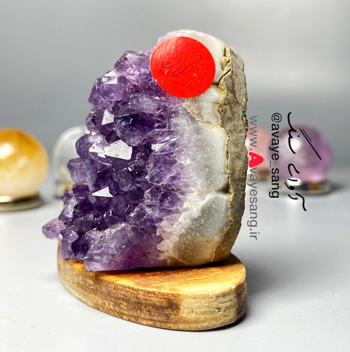 سنگ راف آمیتیس برزیل کریستال ریز فشرده بنفش پررنگ ۶۷ گرمی