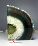 سنگ راف کوارتز عقیق برزیلی سبز ۱۰۶۲ گرمی تکی