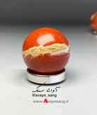 گوی سنگ جاسپرسرخ قطر ۳ و وزن ۵۱ گرمی